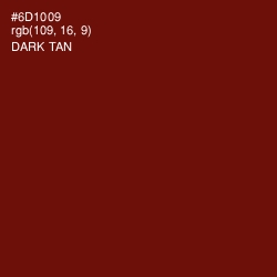 #6D1009 - Dark Tan Color Image